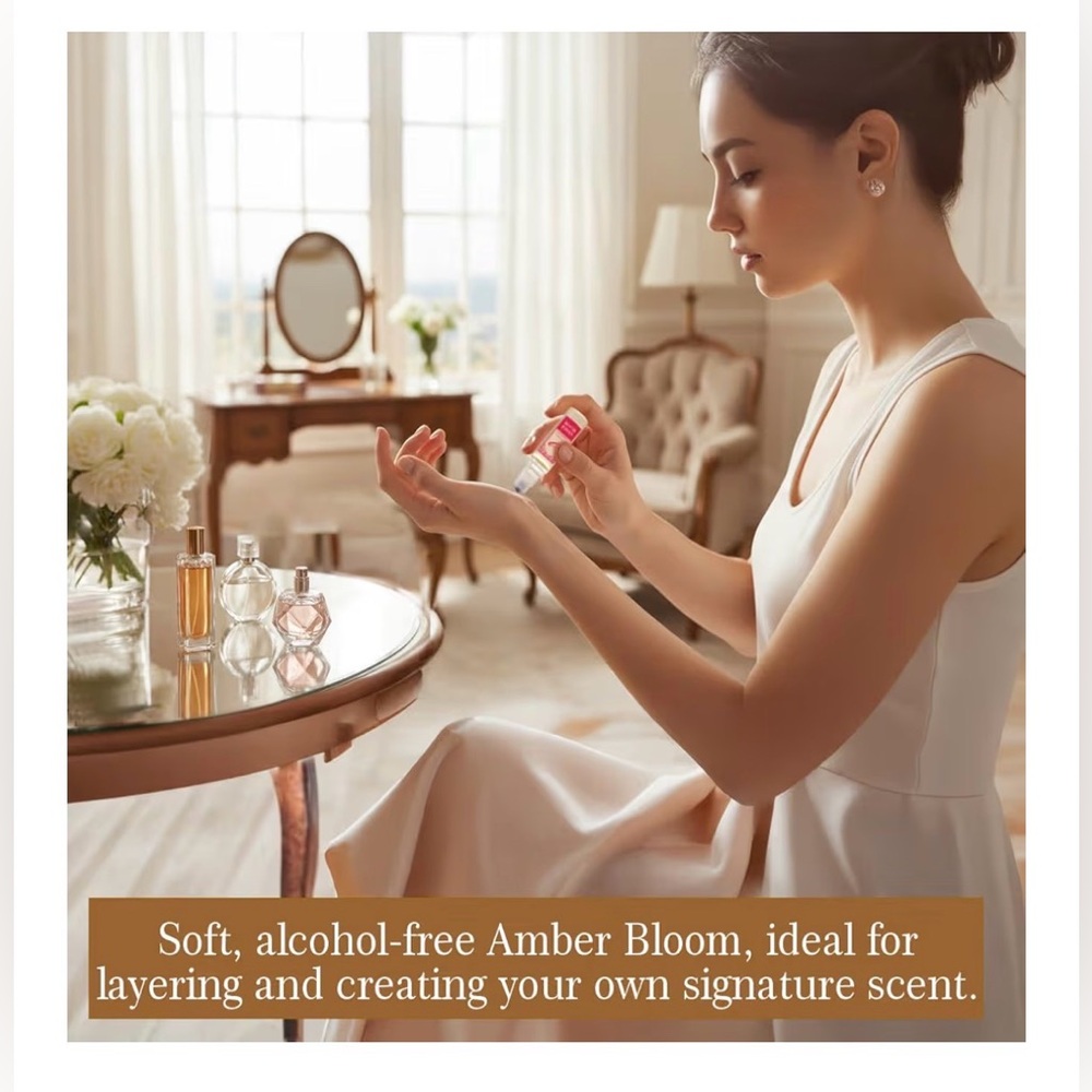 Zoha Amber Bloom Fragrance Oil Roller 6ml/.02 fl Travel Size Roll On Perfume - Picture 6 of 6